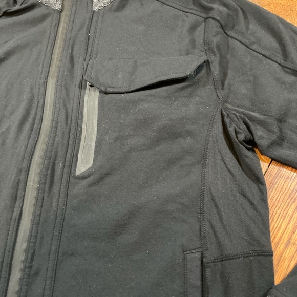 Lululemon Men’s Post Gravity Black/charcoal Full Zip Jacket Size L - Picture 4 of 6
